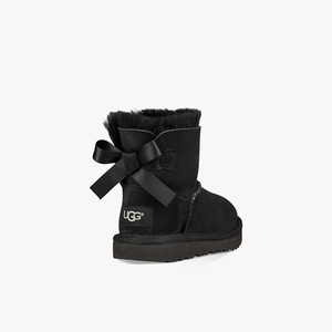 Ugg Mini Bailey Bow II Kids Classic Boots Black (8912MWFYE)